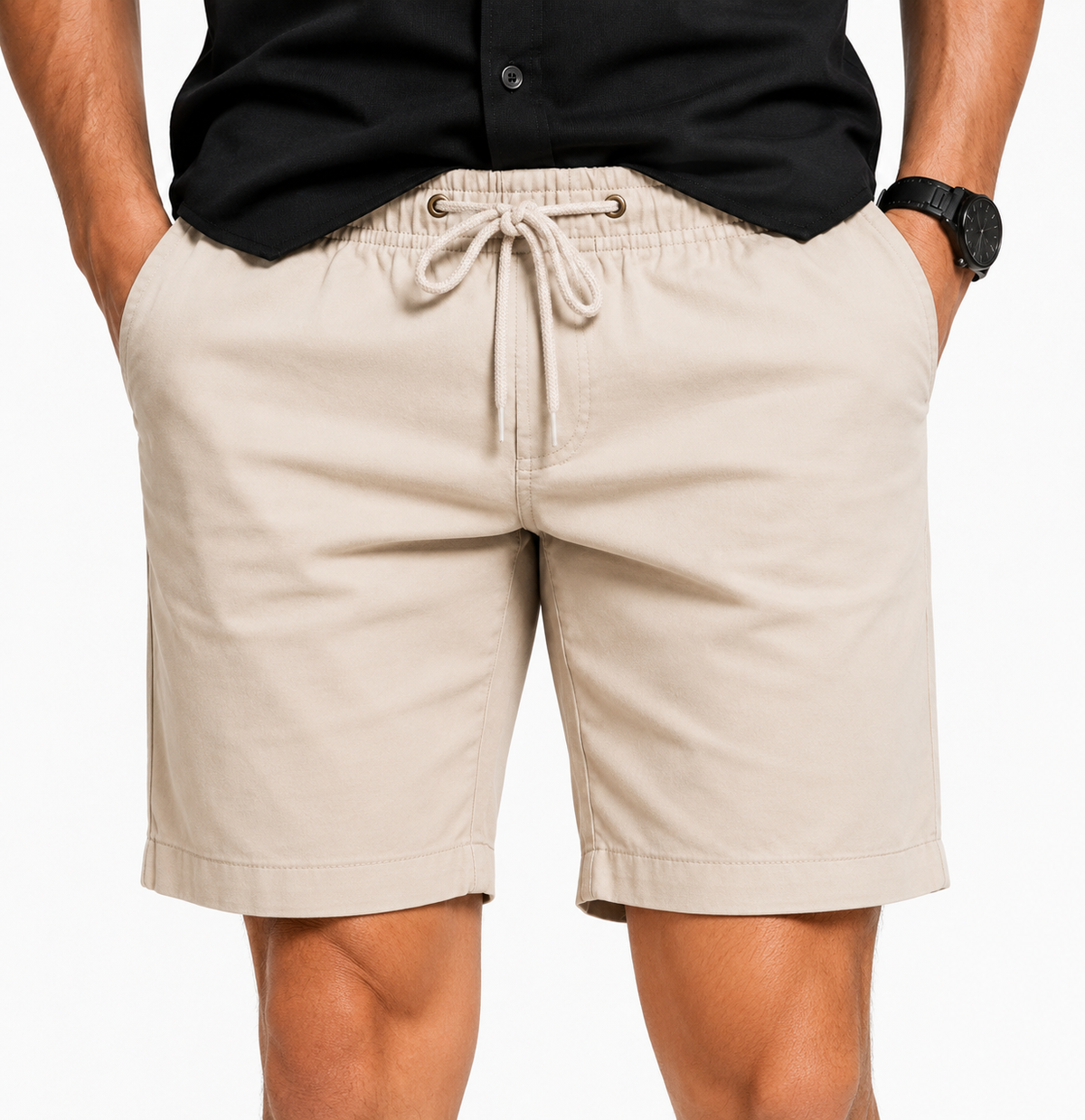Kit Masculino Verão Camisa Manga Curta + Bermuda Casual