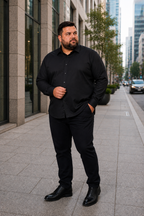 Kit 3 Camisas Sociais Masculinas Plus Size Manga Longa
