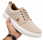 Tênis Casual Masculino Couro Sintético Polo