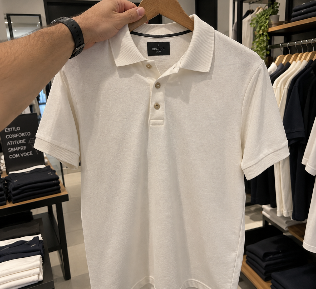 Camisa Polo Masculina Slim Fit Premium
