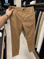 Kit 3 Calças Masculinas Sarja Slim Fit