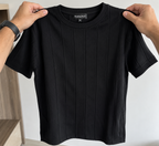 Camiseta Masculina Slim Fit Gola Careca Premium