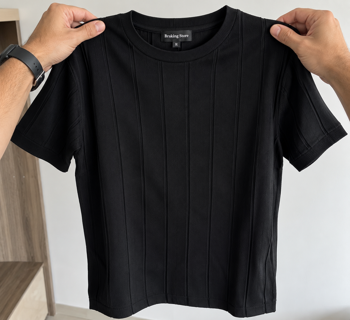 Camiseta Masculina Slim Fit Gola Careca Premium