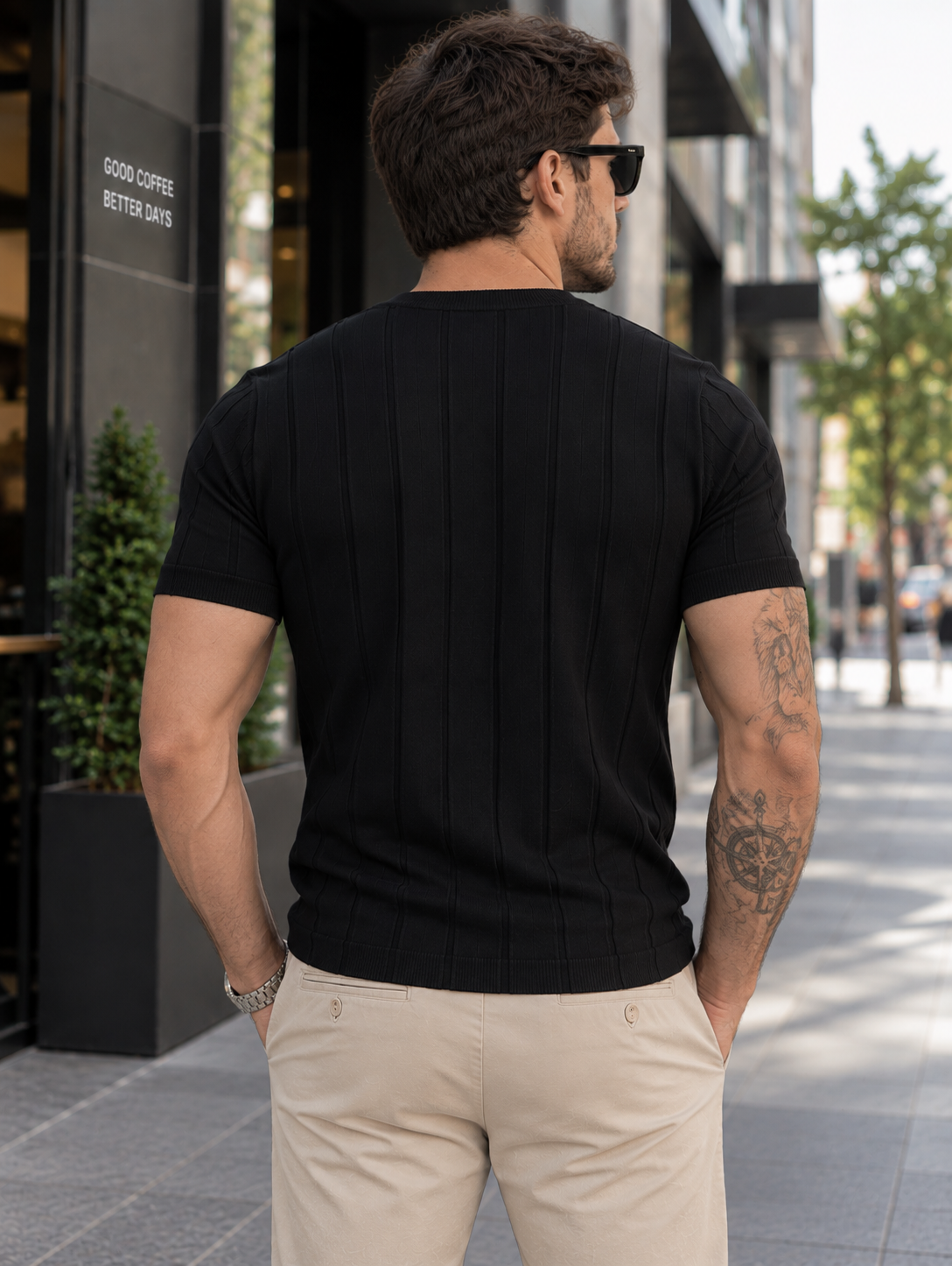 Camiseta Masculina Slim Fit Gola Careca Premium
