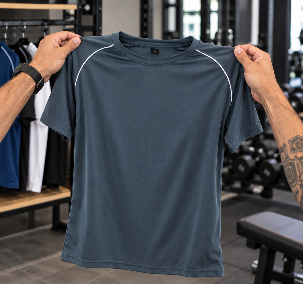 Kit 4 Camisetas Masculinas Dry Fit Academia e Corrida