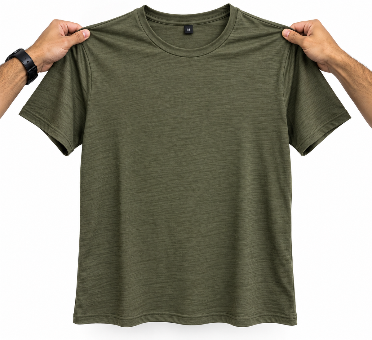 Camiseta Masculina 100% Algodão Básica Premium