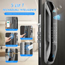 Fechadura Inteligente Wi‑Fi Biometria  5 Formas de Desbloqueio