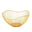 Fruteira de ferro elegante com divisórias, Ideal para organizar frutas, pães e snacks com estilo, Acabamento em preto ou dourado sofisticado, Fácil de limpar e saudável, Design decorativo que valoriza sua mesa, Prática, versátil e acessível