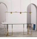 Luminária de Teto Nórdico Moderno Versões 3 / 5 Braços Luzes Ajustáveis Controle Remoto