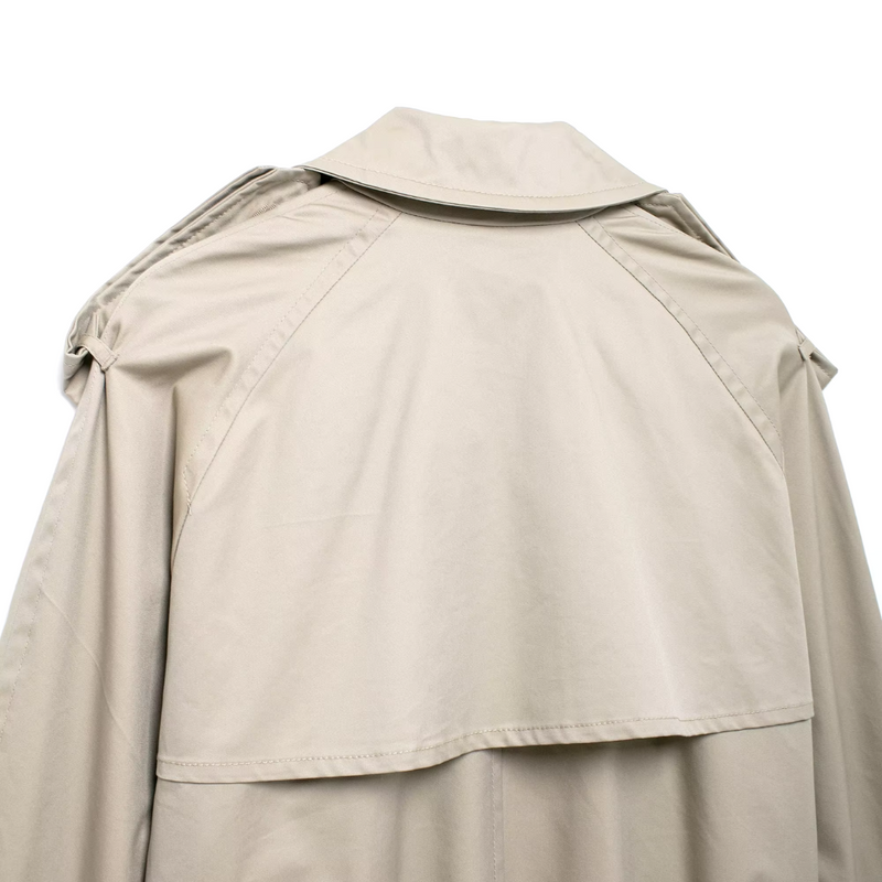 Jaqueta Feminina Trench Lapela Elegância Atemporal  Conforto Duradouro