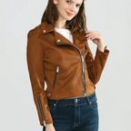 Jaqueta Feminina de Couro
