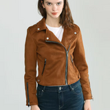 Jaqueta de Couro Marrom