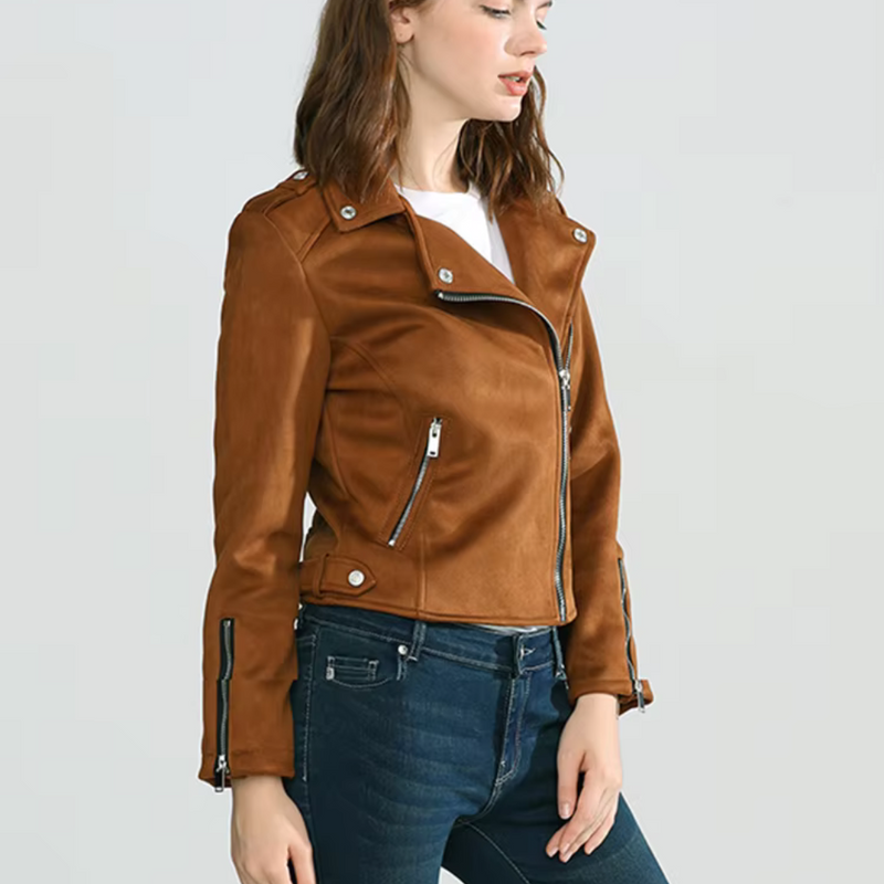 Jaqueta Feminina de Couro
