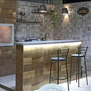 Kit 2 Banquetas Alta Bistrô, Estrutura Aço Com Pintura Epóxi, Encosto Em Aço, Assento De 33 cm Em Espuma Revestido, Altura Total 95 cm, Estilo E Conforto