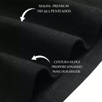 Kit 3 camisetas Boston algodão fio 30.1 branco, preto e cinza