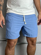 Kit 4 Bermudas Masculinas Praia Premium Linho com Bolsos ,Renove seu guarda-roupa com o Kit 4 Bermudas Masculinas Premium , perfeitas para quem busca conforto, caimento impecável e um visual moderno.