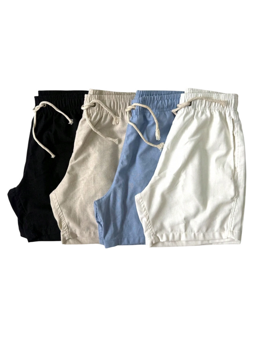 Kit 4 Bermudas Masculinas Praia Premium Linho com Bolsos ,Renove seu guarda-roupa com o Kit 4 Bermudas Masculinas Premium , perfeitas para quem busca conforto, caimento impecável e um visual moderno. 