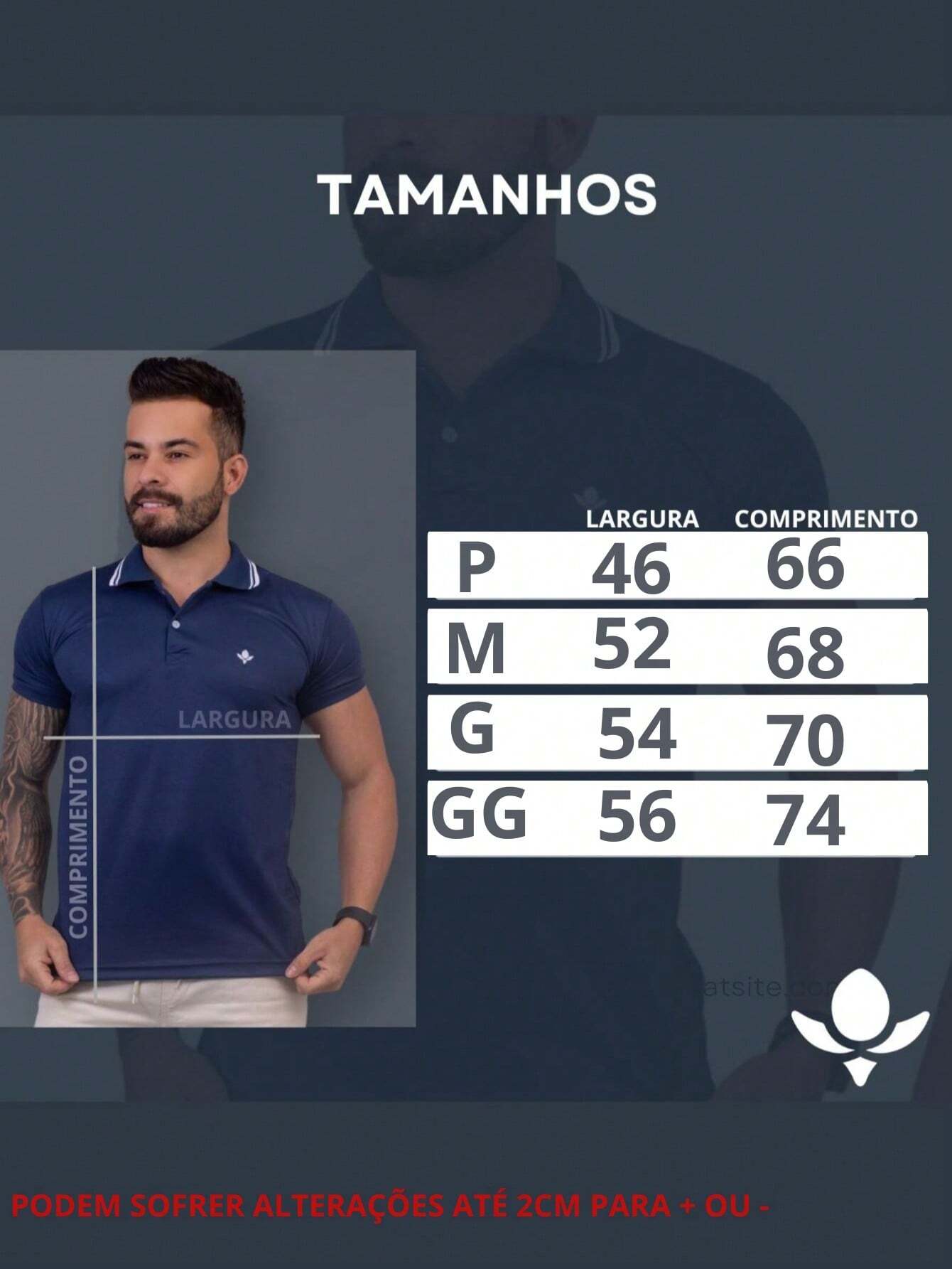 Kit 4 Camisas Polo Masculina Slim Básica  Cores Sortidas, Algodão Piquet