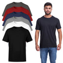 Kit 5 Camisetas Masculinas Basica, Este kit oferece cinco camisetas masculinas básicas confeccionadas em algodão premium, garantindo conforto e durabilidade superiores. Ideais para o uso diário, as peças apresentam acabamento de alta qualidade e caimento perfeito, proporcionando um visual clássico e versátil. Perfeito para quem busca praticidade sem abrir mão do estilo e da resistência do tecido.