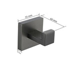 Kit Acessórios Para Banheiro 5 Peças Inox Grafite Escovado, reúne cinco peças essenciais com acabamento sofisticado e durável. Projetado para oferecer resistência à corrosão e facilidade de limpeza, combina funcionalidade e estilo moderno, valorizando qualquer ambiente. Ideal para quem busca qualidade profissional e design contemporâneo em cada detalhe do banheiro.