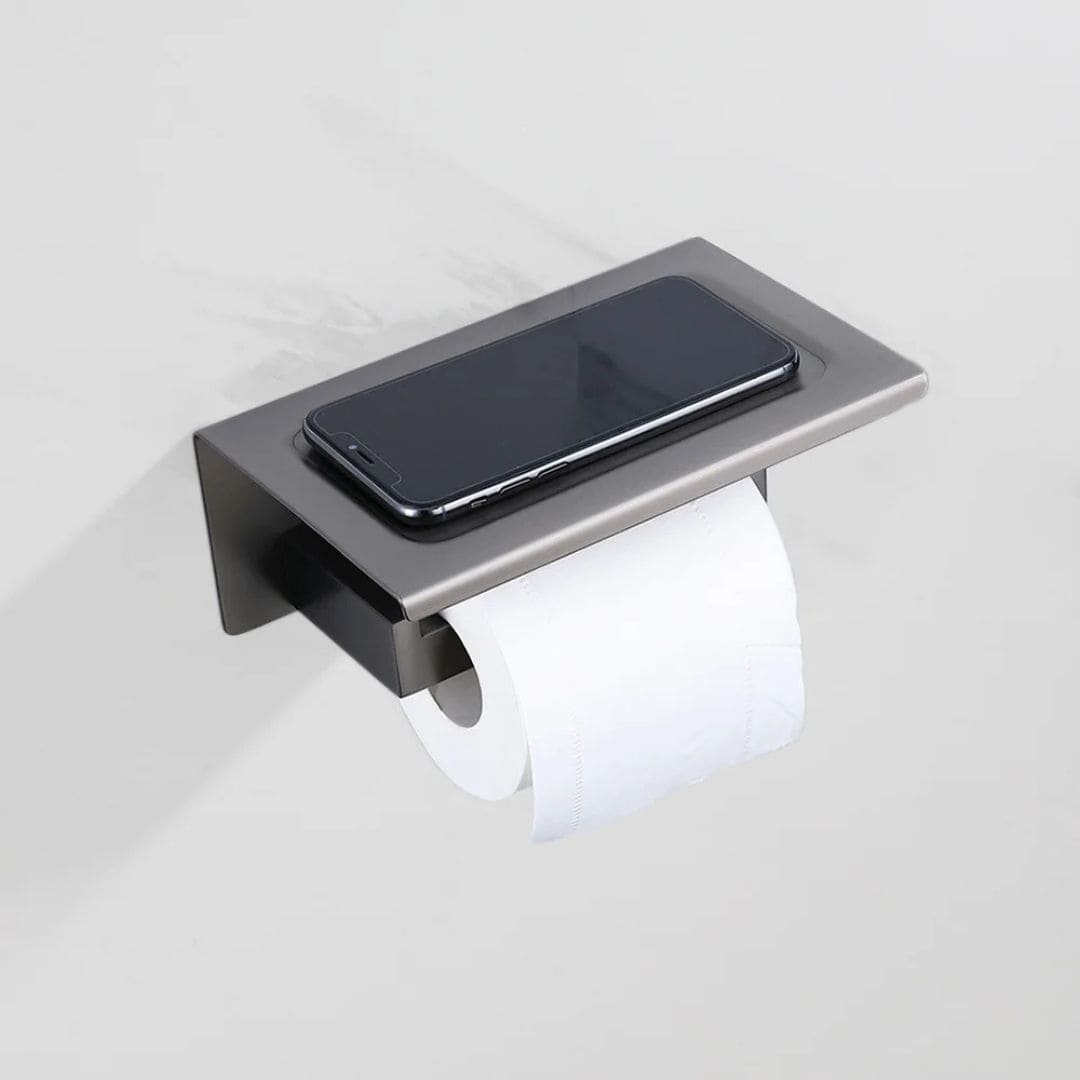 Kit Acessórios Para Banheiro 5 Peças Inox Grafite Escovado, reúne cinco peças essenciais com acabamento sofisticado e durável. Projetado para oferecer resistência à corrosão e facilidade de limpeza, combina funcionalidade e estilo moderno, valorizando qualquer ambiente. Ideal para quem busca qualidade profissional e design contemporâneo em cada detalhe do banheiro.