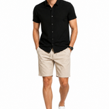 Kit Masculino Verão Camisa Manga Curta + Bermuda Casual