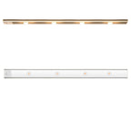 Luminária LED com Sensor de Movimento e Alimentação USB oferece iluminação prática para armários, cozinhas e guarda-roupas.