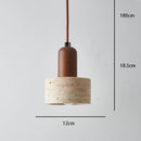 Luminária de Teto Minimalista de Pedra, combina design contemporâneo com materiais naturais
