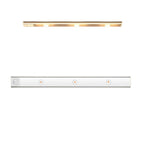 Luminária LED com Sensor de Movimento e Alimentação USB oferece iluminação prática para armários, cozinhas e guarda-roupas.