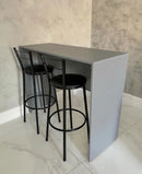 Mesa Bancada Gourmet Roma 115 cm, MDF Premium Com Fita PVC, Pés Reguláveis, Silestone Funcional Para Cozinha, Suporta Até 80 Kg, Estilo E Durabilidade