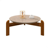 Mesa De Centro Off White/Cedro