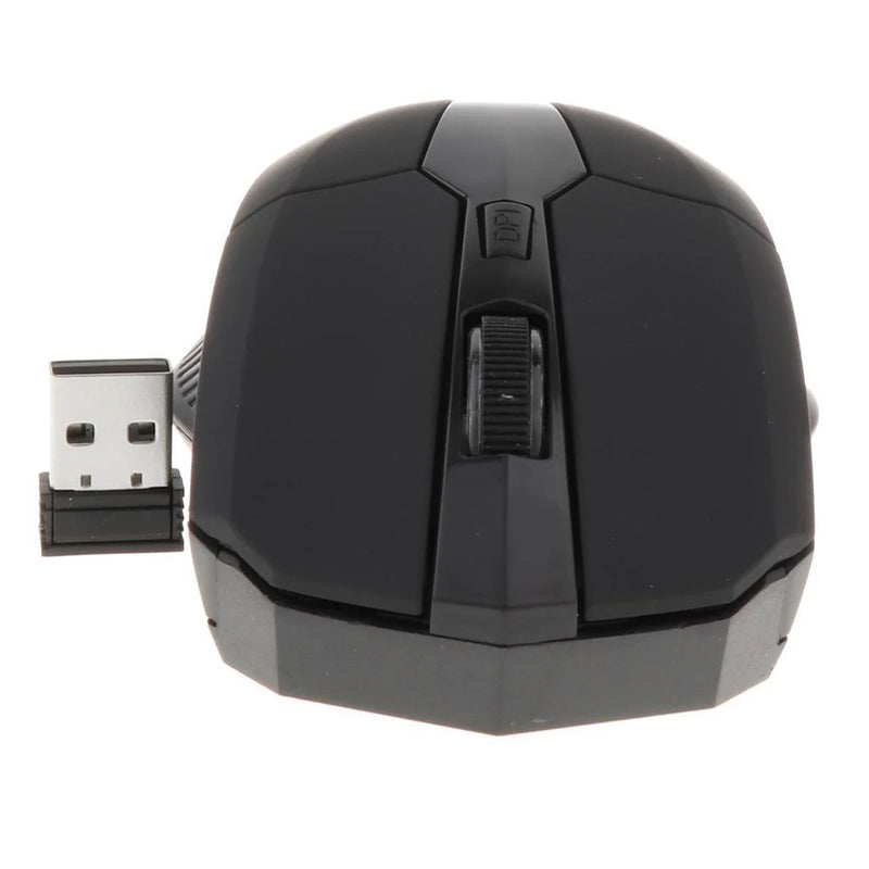 Mouse Preto Sem Fio Knup, combina liberdade de movimento com alta precisão, ideal para profissionais que exigem desempenho e conforto