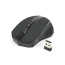 Mouse Preto Sem Fio Knup, combina liberdade de movimento com alta precisão, ideal para profissionais que exigem desempenho e conforto