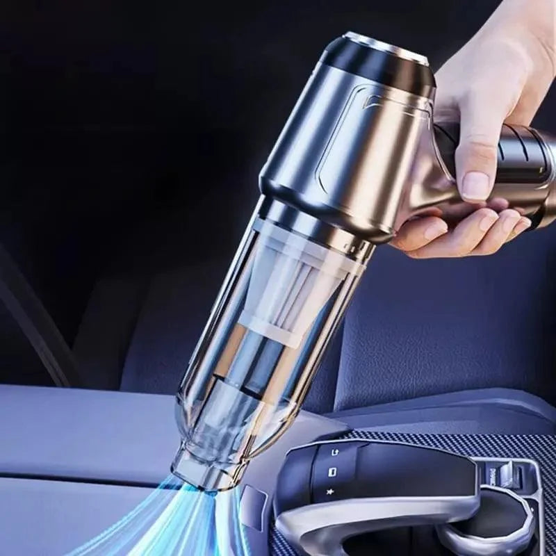 O Aspirador de Pó Portátil 4 em 1 Sem Fio Recarregável UltraPower revoluciona sua experiência de limpeza com tecnologia avançada e versatilidade incomparável em um único aparelho.