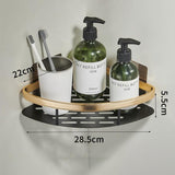 Prateleira de Canto Tipo 2 Preto e Dourado