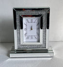 Relógio de Mesa Pêndulo Europeu Retangular com Ponteiros e Números