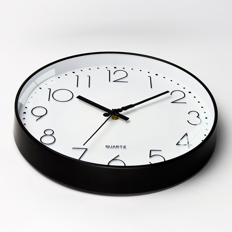 Relógio de Parede Pastoral Europeu Quartzo Silencioso