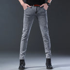 Calça Jeans Masculina Estilo Coreano Slim