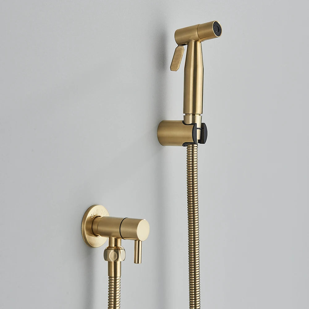 Bidê de Parede Manual em Aço Inox