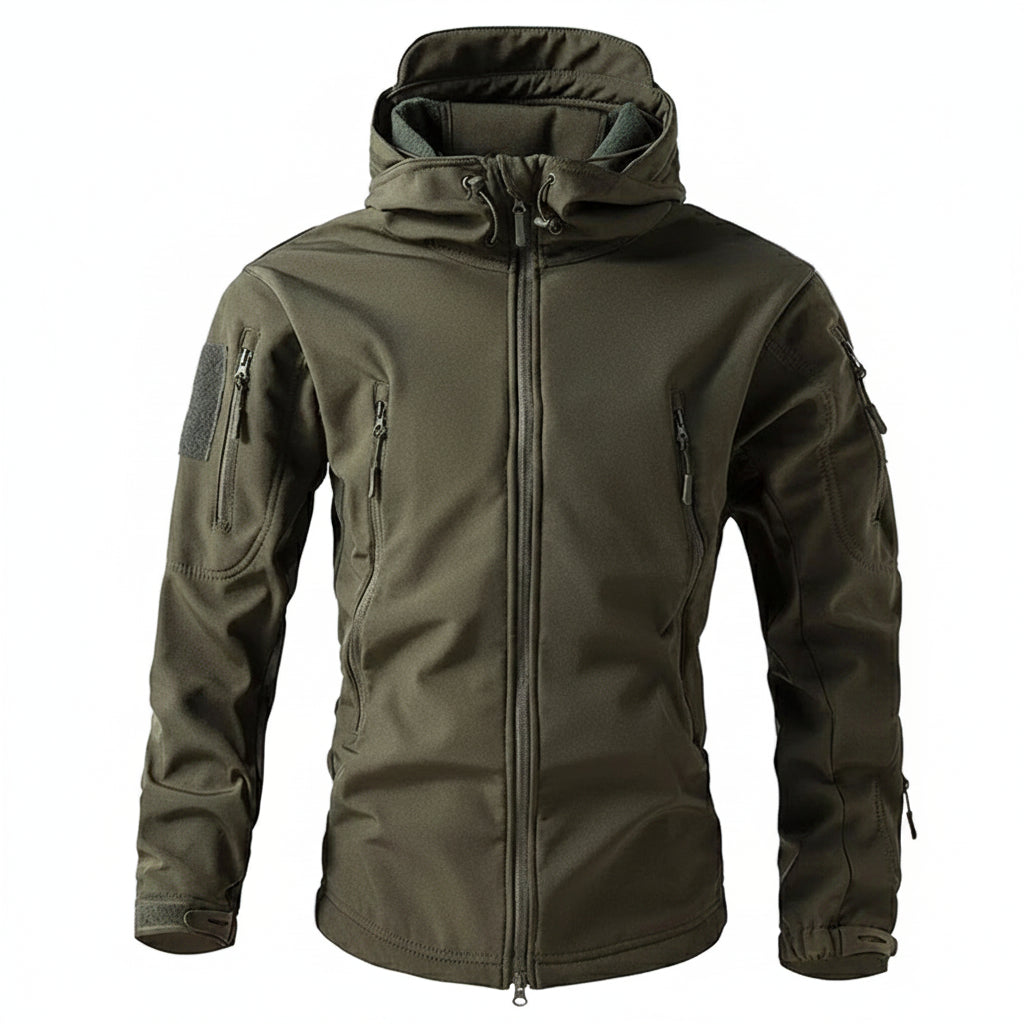 Jaqueta Masculina Térmica Impermeável Com Capuz