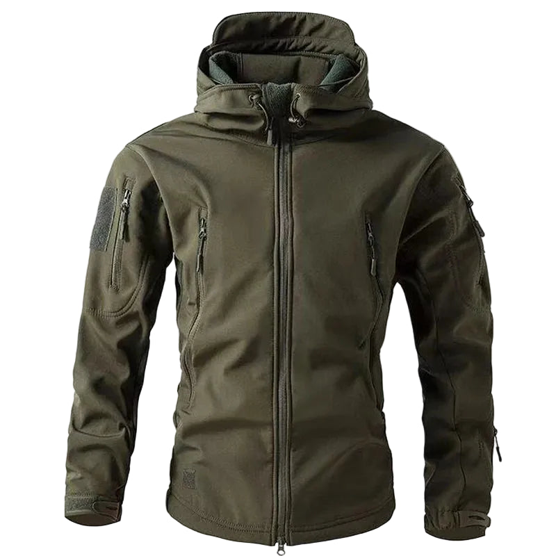 Jaqueta Masculina Térmica Impermeável Com Capuz