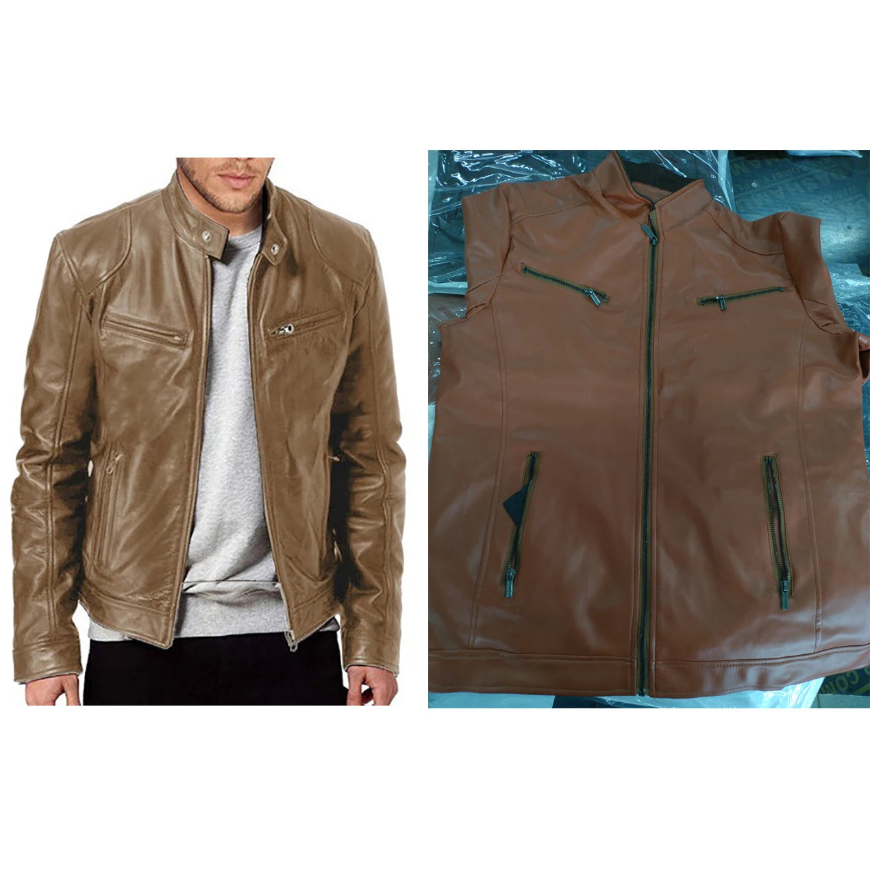 Jaqueta Masculina Couro