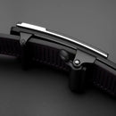 Cinto Masculino Couro Luxo 3,5 cm Fivela Automática Metal