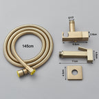 Bidê de Parede Aço Inox Spray Frio