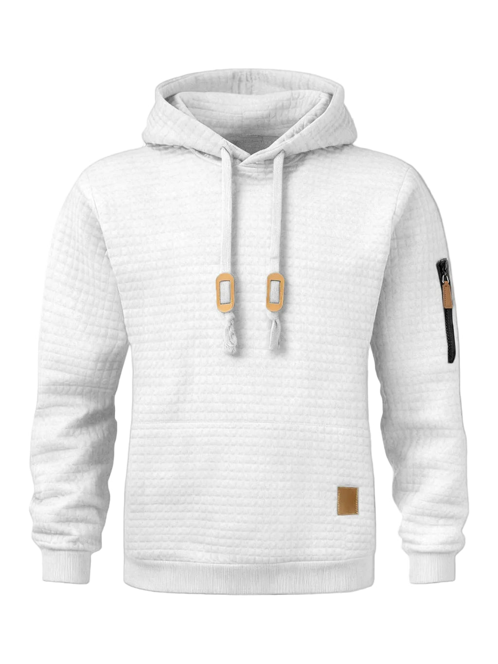 Moletom Masculino Waffle com Capuz