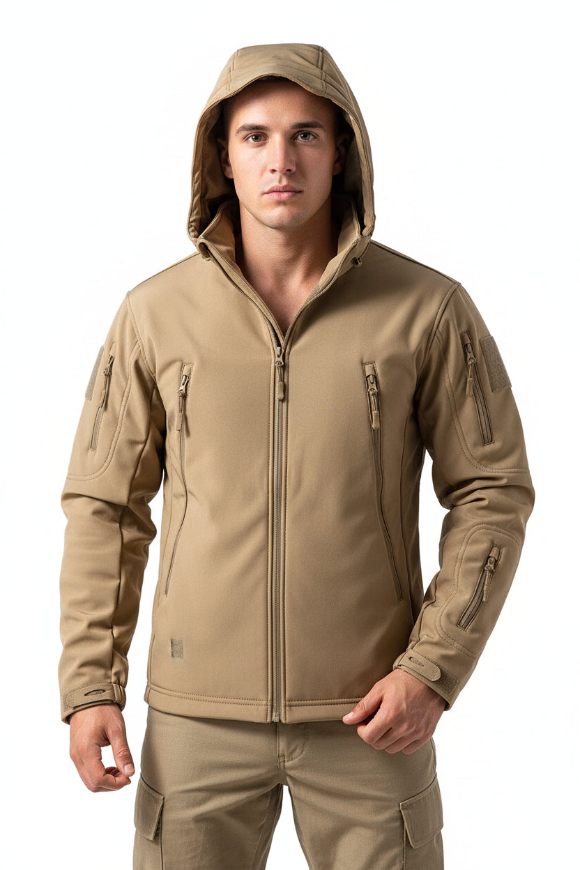 Jaqueta Masculina Térmica Impermeável Com Capuz