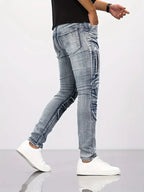 Calça Jeans Masculina Slim Estilo Moderno e Urbana