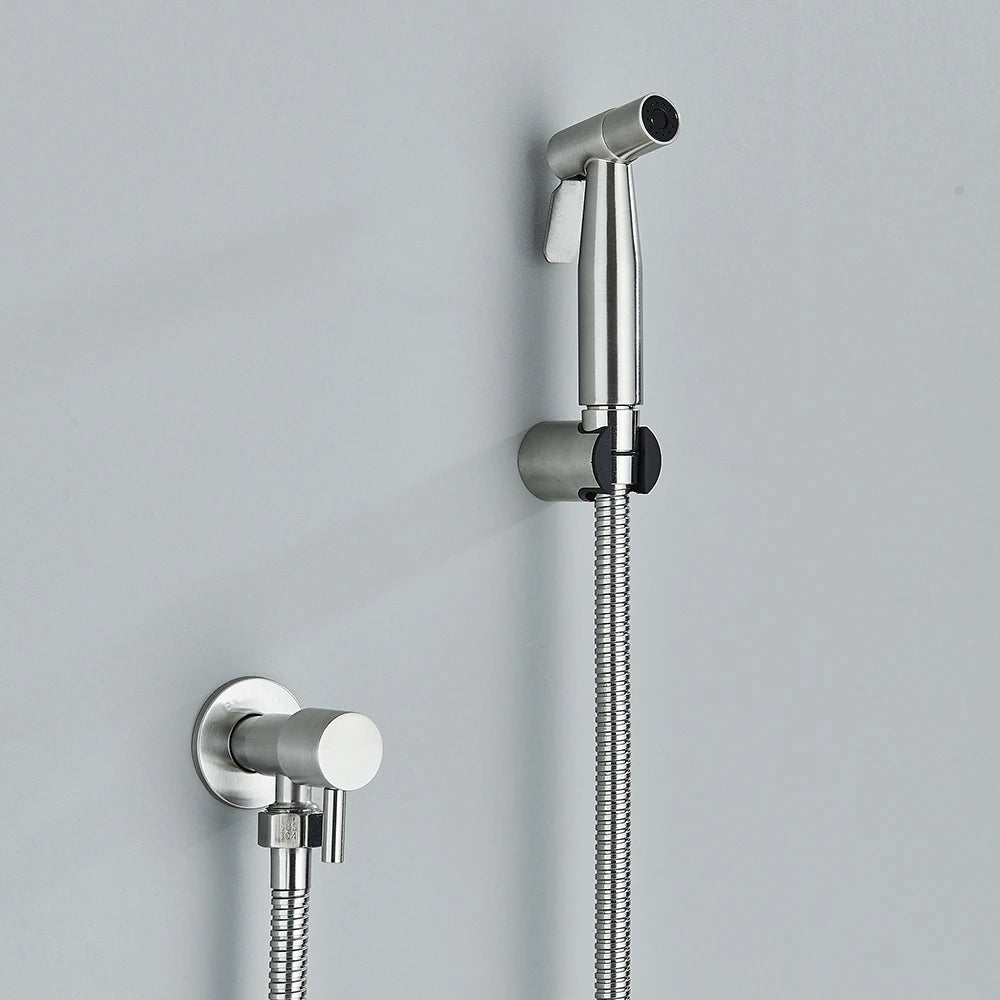 Bidê de Parede Manual em Aço Inox