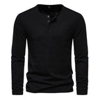 Camiseta Masculina Manga Longa Slim Fit Algodão