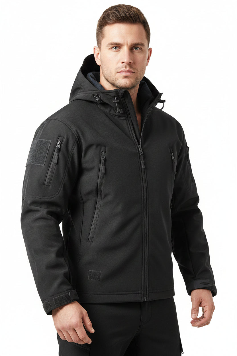 Jaqueta Masculina Térmica Impermeável Com Capuz